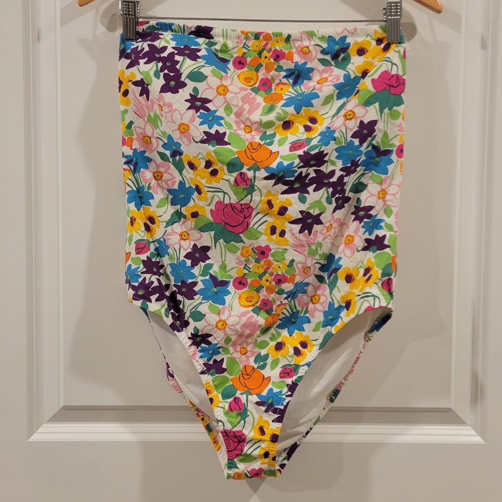 J. Crew Bandeau Onepiece Bathing Suit Size 8